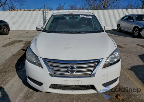 2015 Nissan Sentra S z USA, uszkodzony, nr VIN 3N1AB7APXFY340809